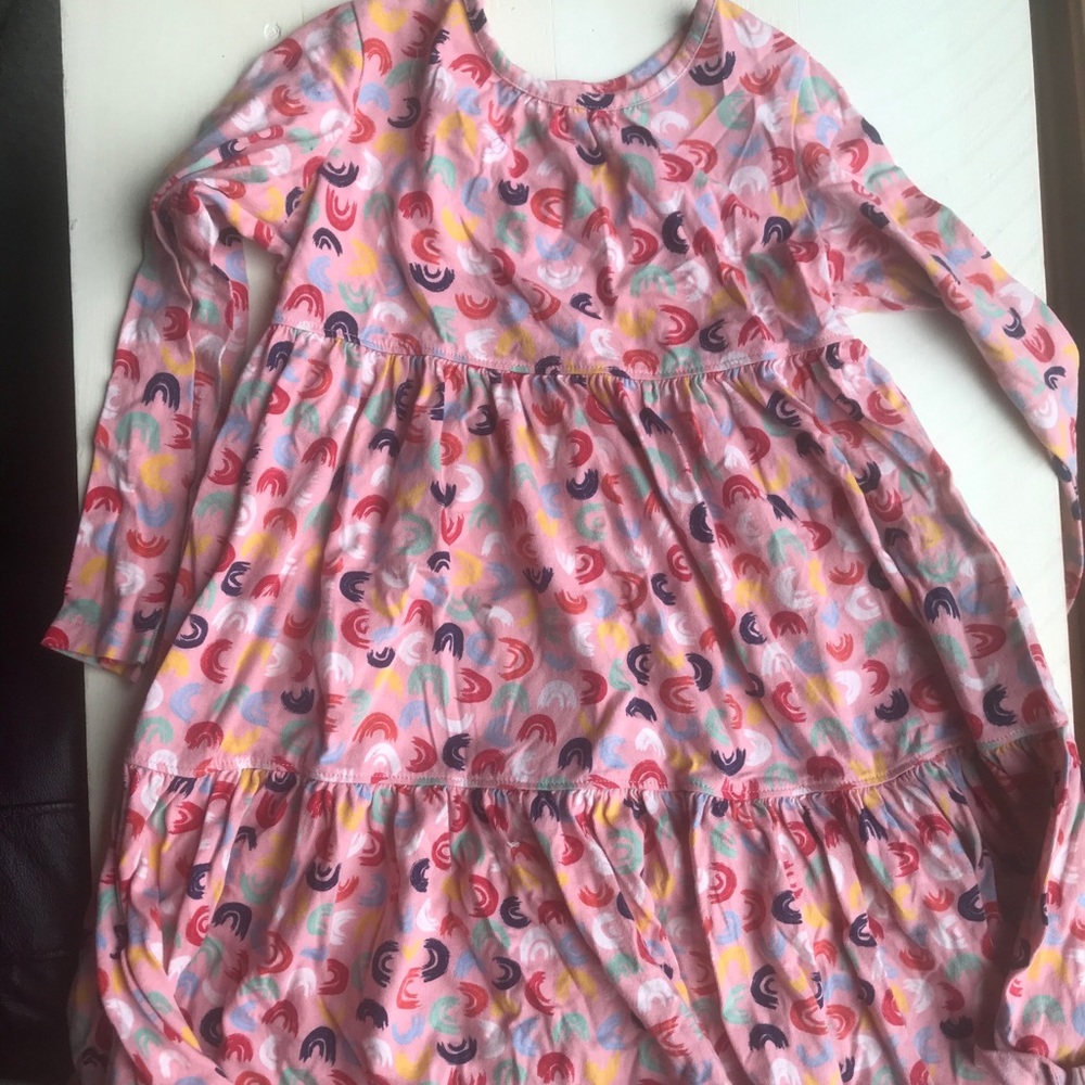 Pink long dress 120cm
